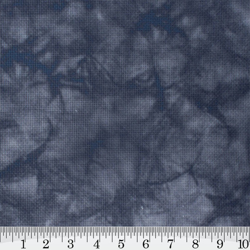 (image for) Navy Hand Dyed Effect Cross Stitch Fabric